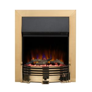 Image of Dimplex Optiflame Brass effect Electric Fire