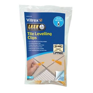 Image of Vitrex LASHCL100 Plastic 172mm Tile levelling spacer Pack of 100