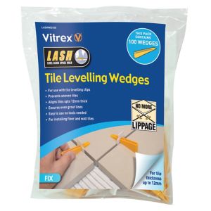 Image of Vitrex LASHWD100 Plastic 155mm Tile levelling spacer Pack of 100