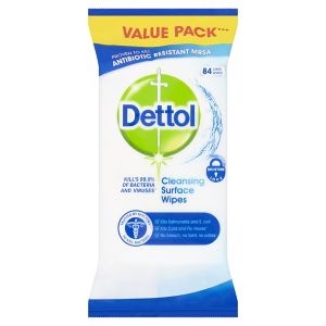 Image of Dettol Surface Cleaning wipes pack of 84