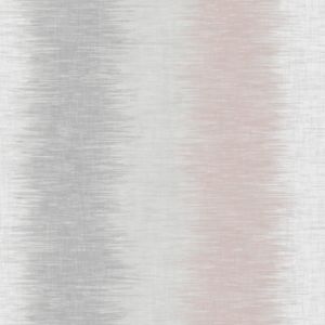 Image of Fine Décor Aukland Grey & pink Striped Smooth Wallpaper