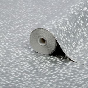 Image of Boutique Minori Silver effect Embossed Wallpaper