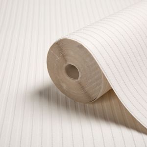 Image of Graham & Brown Superfresco White Ribbed Textured Wallpaper