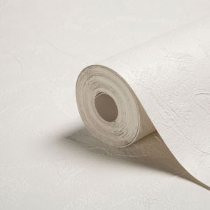 Image of Graham & Brown Superfresco White Plaster Blown Wallpaper