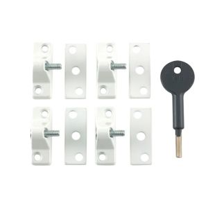 Image of Yale White uPVC Window Lock Pack of 4