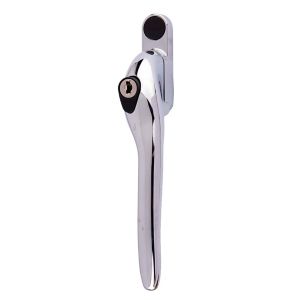 Image of Yale Polished Chrome effect Zinc alloy Right-handed Window handle (L)167mm