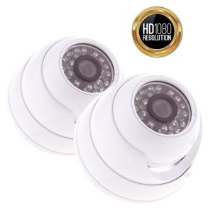 Image of Yale HD Wired Indoor dome camera twin pack HDC-402W-2