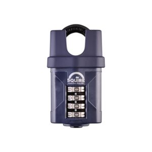 Image of Squire Steel Weatherproof Closed shackle Combination Padlock (W)52mm