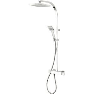 Image of Triton Excellente Rear fed Chrome Thermostatic Bar mixer shower with diverter
