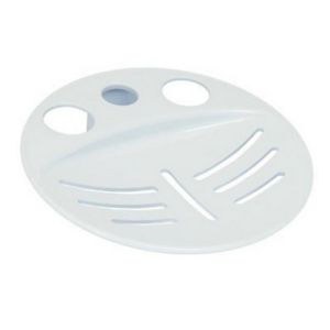 Triton Shower Accessories White Soap Dish