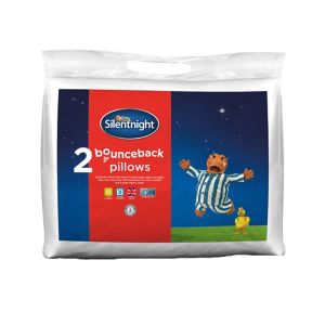 Image of Silentnight Bounceback Hypoallergenic Pillow Pack of 2