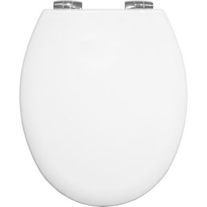 Image of Bemis New York White Soft close Toilet seat