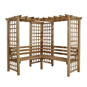 Image of Forest Sorrento Trellis Softwood Arbour