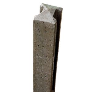 Image of Forest Garden Concrete Fence post (H)2.36m (W)90mm