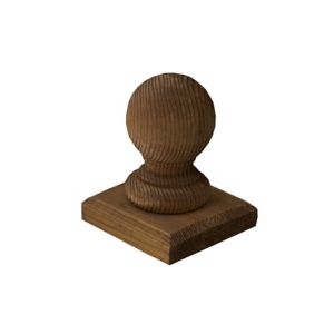 Image of Blooma Pine Post cap (W)100mm (D)100mm