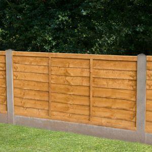 Image of Traditional Lap Fence panel (W)1.83m (H)0.91m