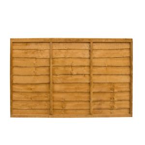 Image of Traditional Lap Fence panel (W)1.83m (H)1.22m