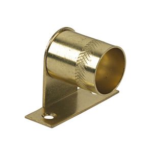 Image of Colorail Brass effect Centre bracket (Dia)19mm Pack of 2