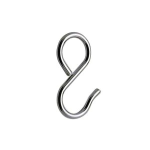Image of Rothley Colorail Chrome-plated Steel Sliding s-hook Pack of 4