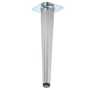 Image of Rothley 370mm Stainless steel effect Designer leg
