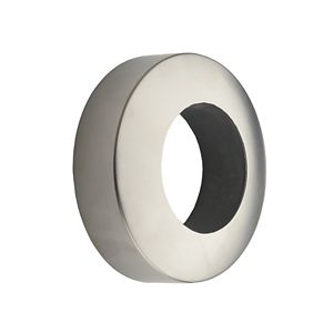 Image of Round Brushed Stainless steel End socket (Dia)40mm