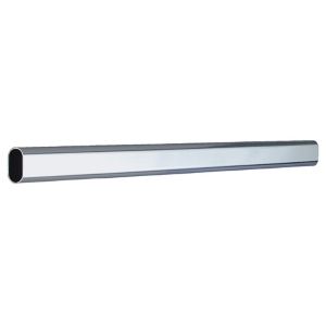 Image of Colorail Chrome effect Steel Oval Tube (L)1.22m
