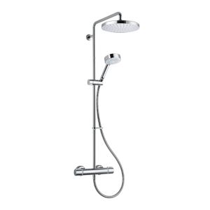 Image of Mira Atom ERD Chrome Effect Thermostatic Bar mixer shower with diverter