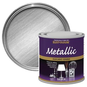 Image of Rust-Oleum Silver effect Multi-surface Special effect paint 250ml