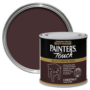 Image of Rust-Oleum Painter's touch Chestnut Gloss Multi-surface paint 0.25L