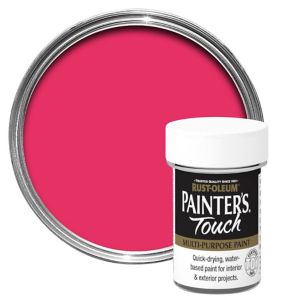 Image of Rust-Oleum Painter's touch Baby pink Gloss Multi-surface paint 0.02L