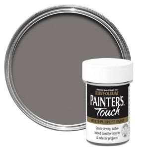 Image of Rust-Oleum Painter's touch Dark grey Gloss Multi-surface paint 0.02L