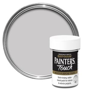 Image of Rust-Oleum Painter's touch Silver effect Gloss Multi-surface paint 0.02L