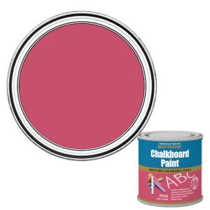 Image of Rust-Oleum Pink Matt Chalkboard paint 0.25L