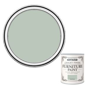 Image of Rust-Oleum Laurel green Flat matt Furniture paint 0.13L