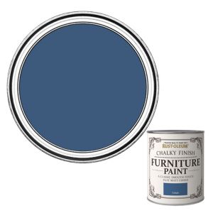 Image of Rust-Oleum Cobalt Flat matt Furniture paint 0.13L