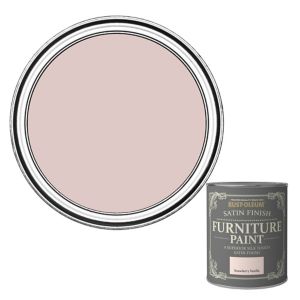 Image of Rust-Oleum Strawberry vanilla Satin Furniture paint 0.75L