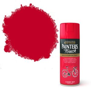 Image of Rust-Oleum Painter's touch Cherry red Gloss Multi-surface Decorative spray paint 400ml
