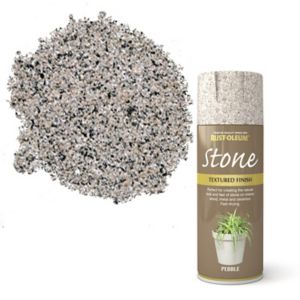 Image of Rust-Oleum Stone Pebble Textured effect Multi-surface Spray paint 400ml