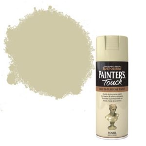 Image of Rust-Oleum Painter's touch Fossil Satin Multi-surface Decorative spray paint 400ml