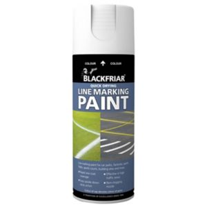 Image of Blackfriar White Matt Multi-surface Line-marking spray paint 400ml