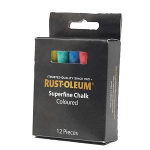Image of Rust-Oleum Multicolour Chalk Pack of 12