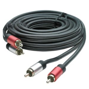 Image of Smartwares 2RCA to 2RCA Speaker cable Black 3 m