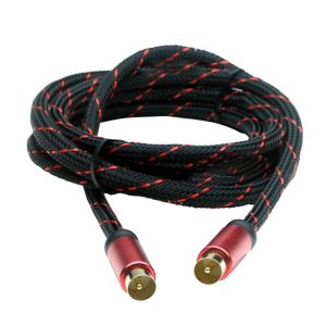 Image of Smartwares Aerial fly lead Black & red 3 m