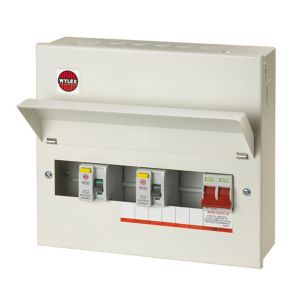 Image of Wylex 100A 7 way High integrity dual RCD Consumer unit