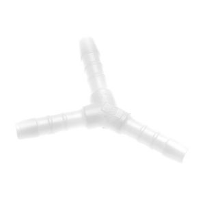 Image of Eliza Tinsley White Push-fit Y piece (Dia)19mm Pack of 2