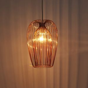 Image of Jonas Copper effect Wire Light shade (D)220mm