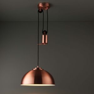 Image of Ragner Copper effect Pendant Ceiling light