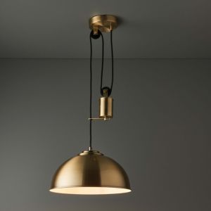 Image of Ragner Antique brass effect Pendant Ceiling light