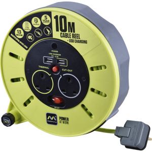 Image of PRO XT 2 socket Cable reel 10m
