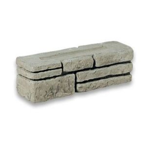 Bradstone Old Town Grey Single-Sided Walling Stone (L)450mm (T)130mm, Pack Of 48